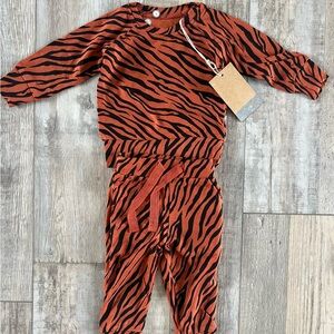 NWT Kyte Baby Tiger Print Kids Jersey Set
